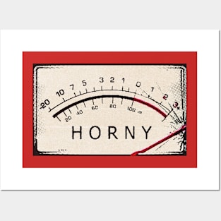 Horny Meter Posters and Art